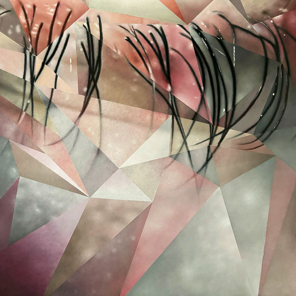 Obscured Oil Painting Detail by Jesse Schomers