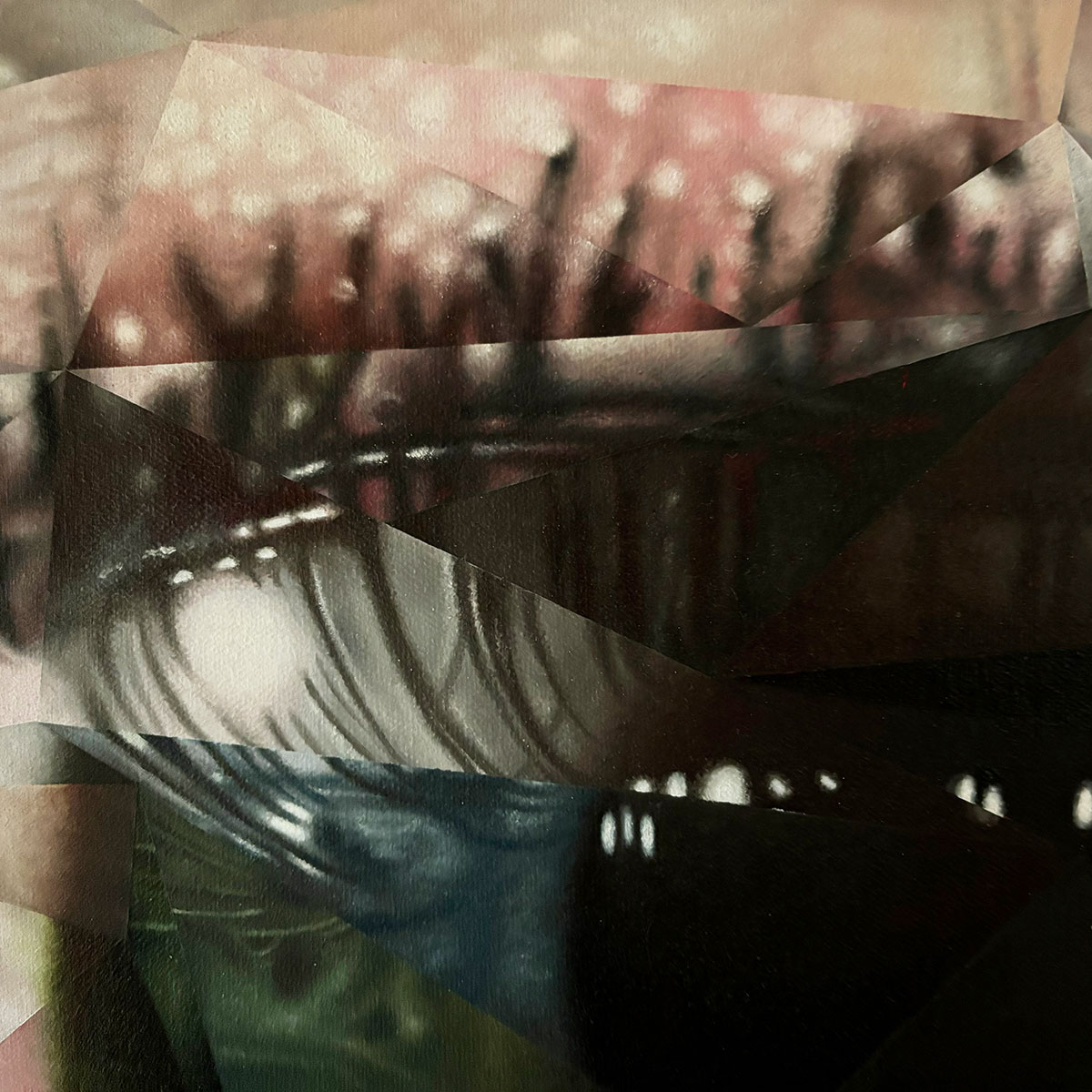 Obscured Oil Painting Detail by Jesse Schomers
